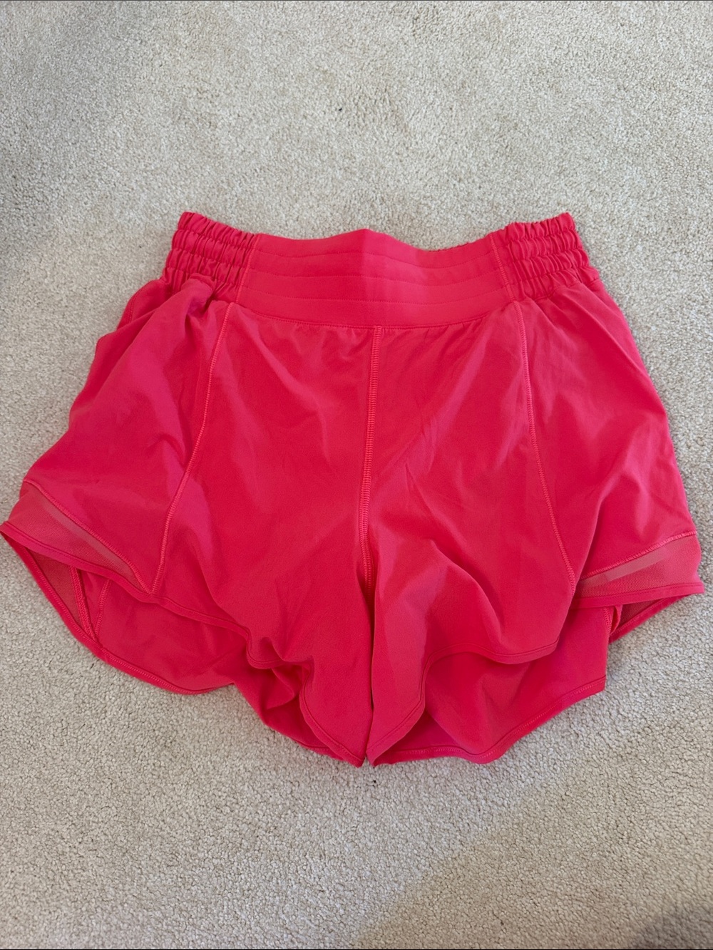 Lululemon Hotty Hot High Rise Short 4” *Lined, Size 6, Glaze Pink